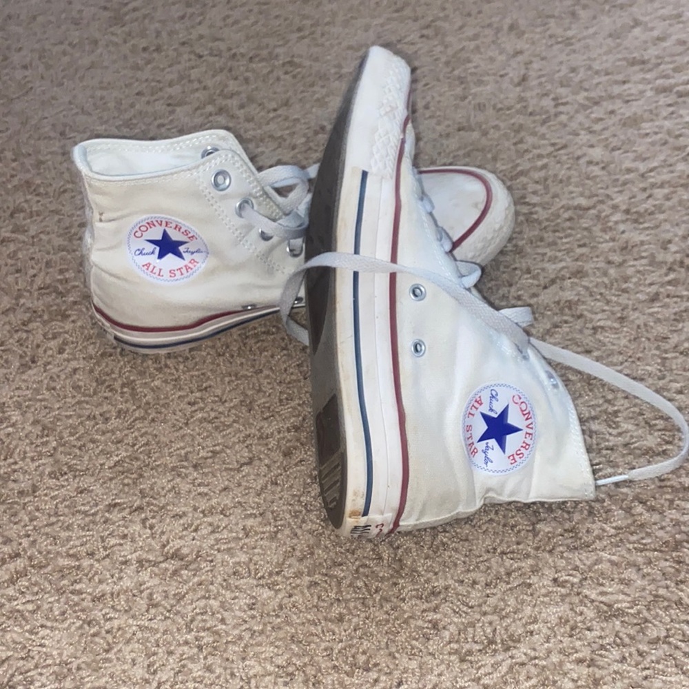 White High Top Converse